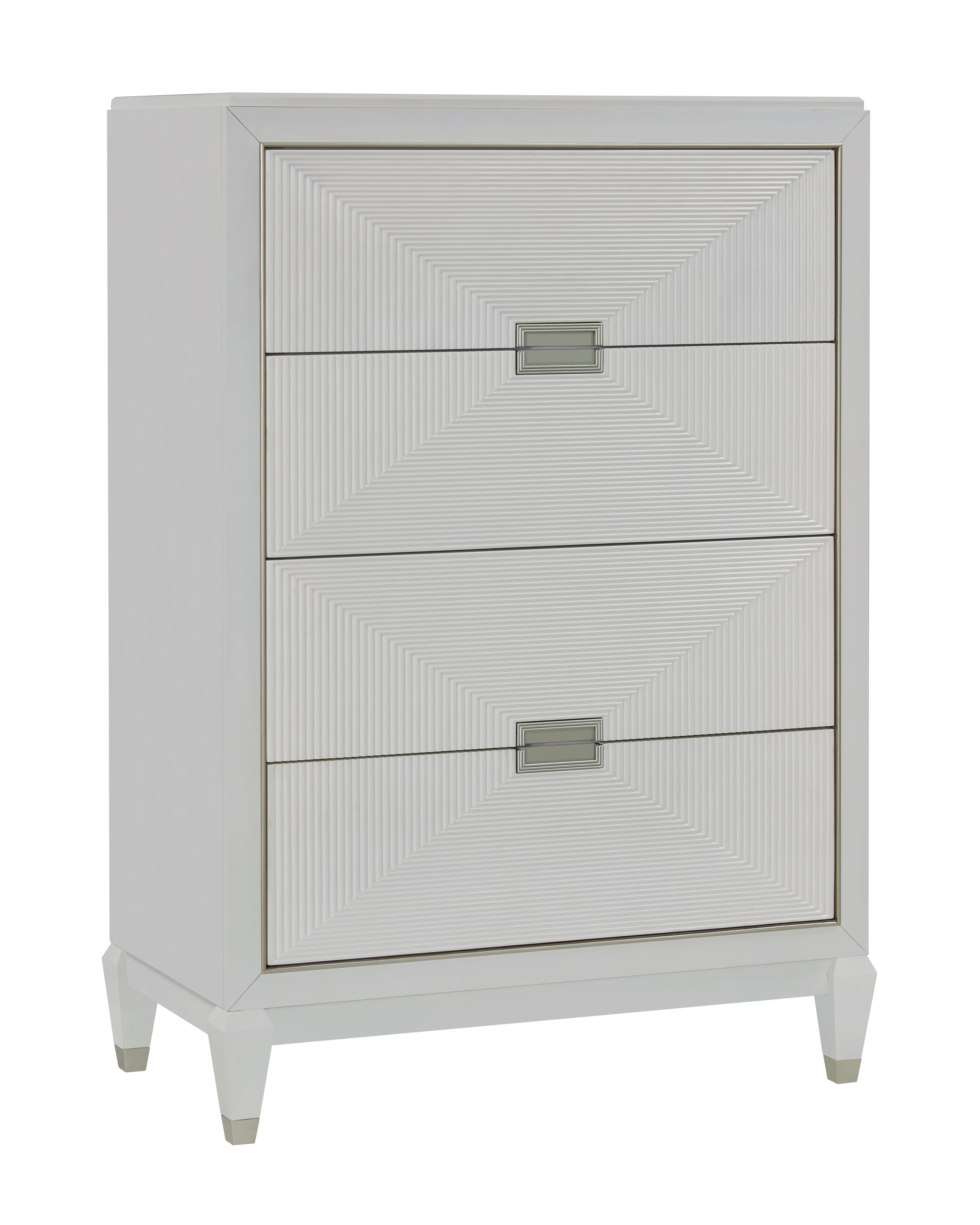 Gallia White Chest of Drawers-1