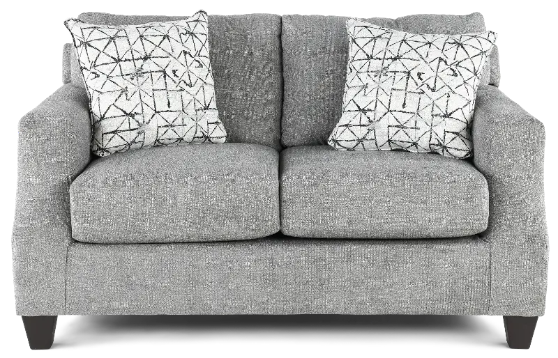 Declan Stone Gray Loveseat