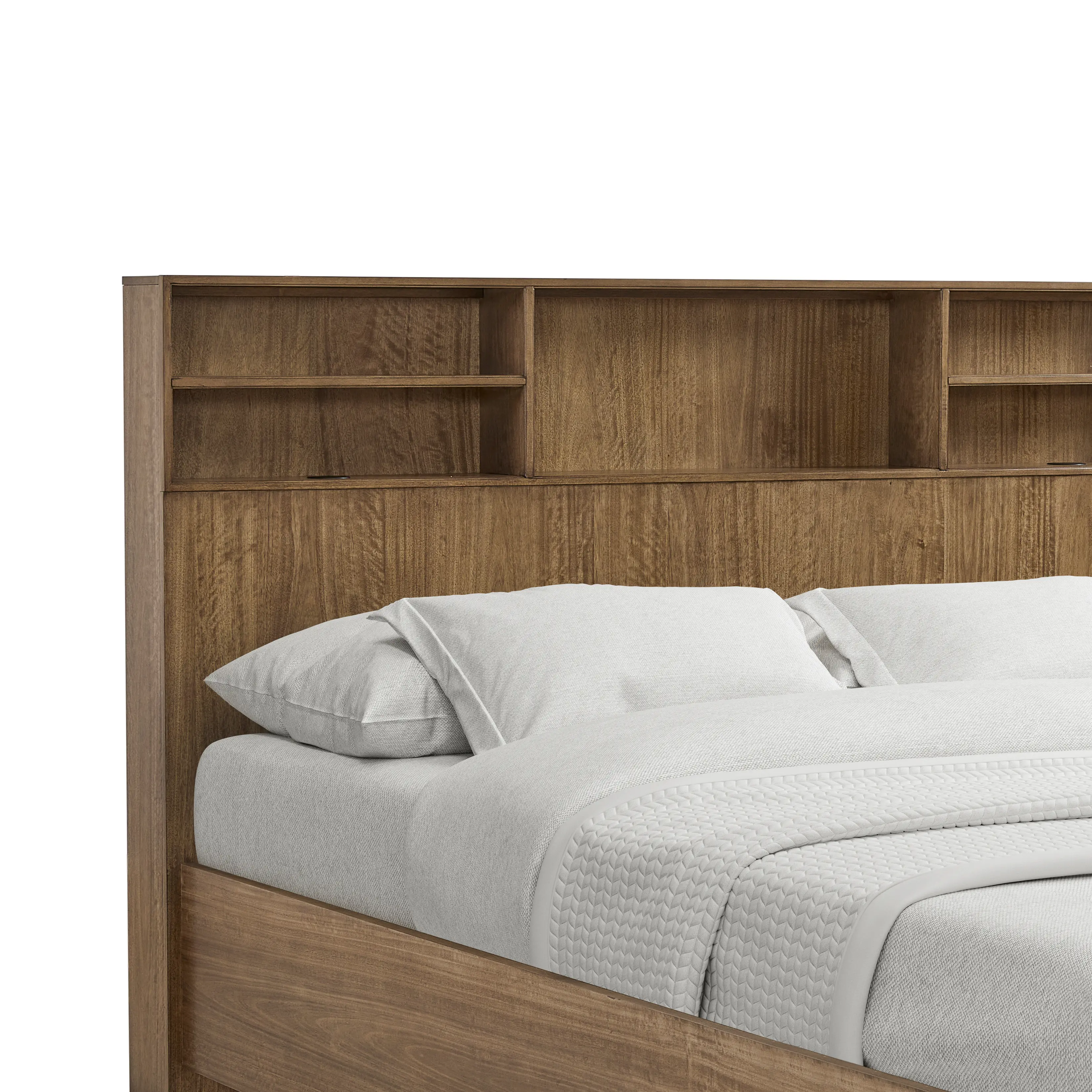 Phase 3 Brown King Storage Bed-3