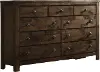 Bayview Rustic Brown Dresser