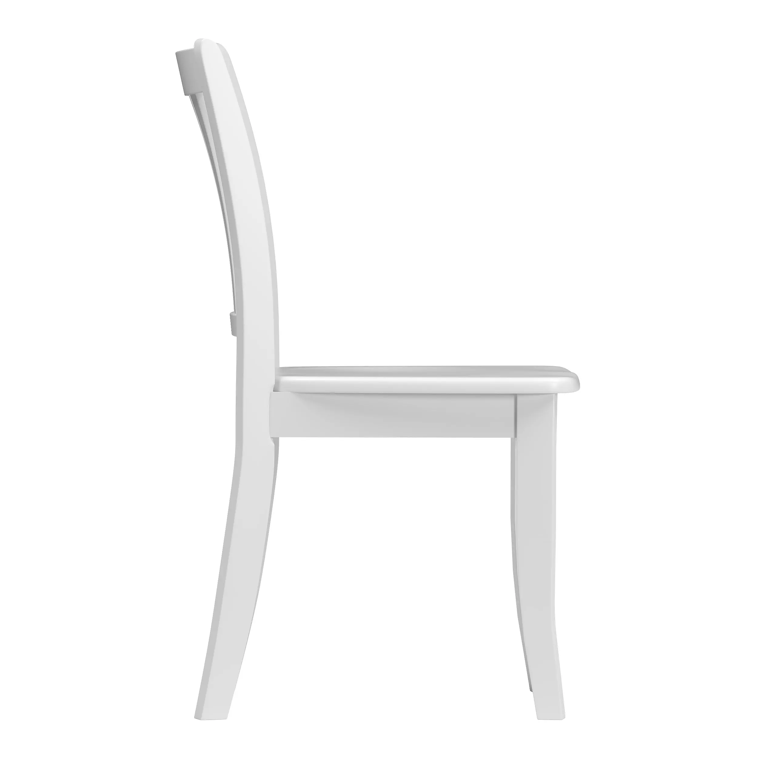 Dillon White Wood Dining Chairs, Set of 2-4