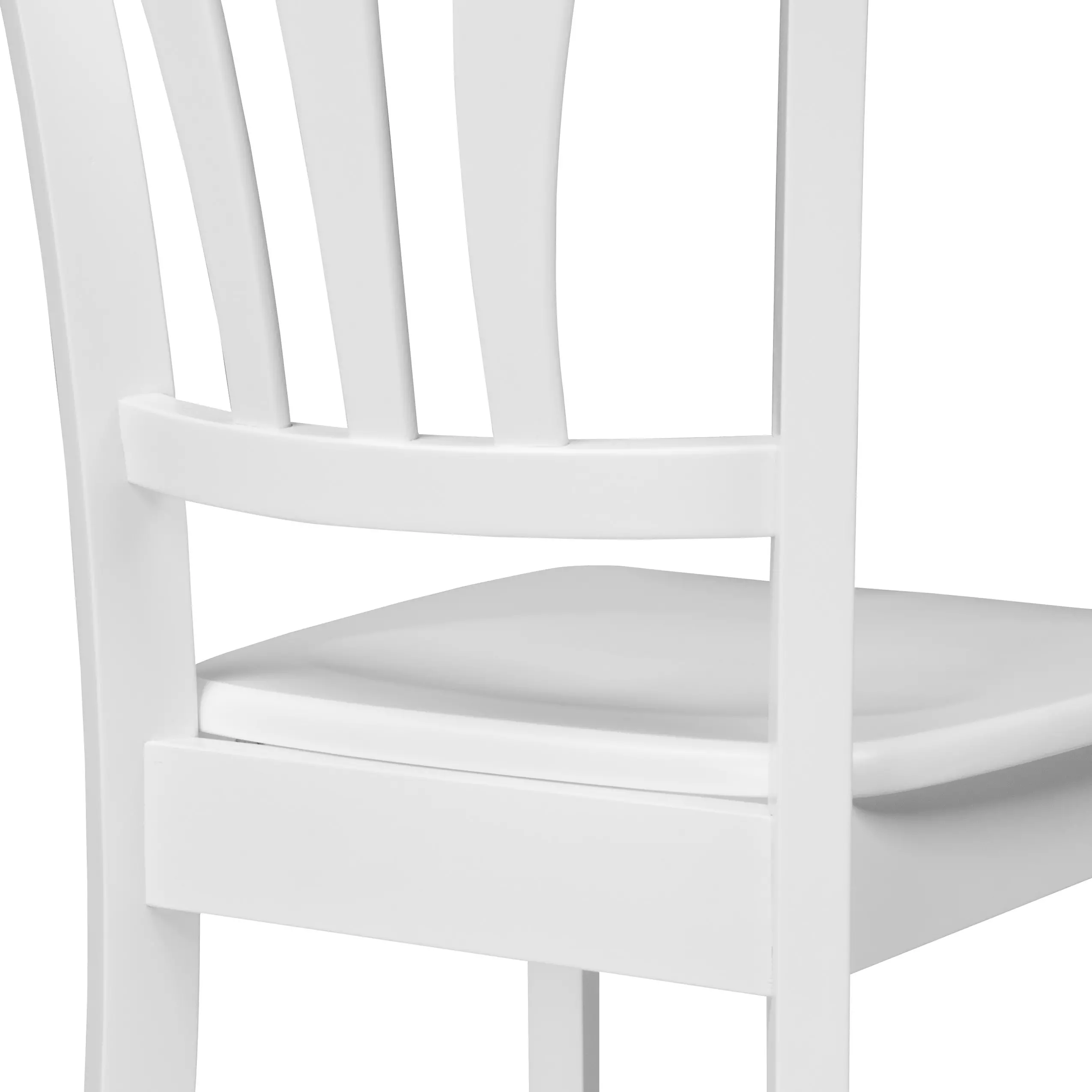 Dillon White Wood Dining Chairs, Set of 2-9