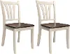 Dillon Cream Wood Dining Chairs, Set of 2