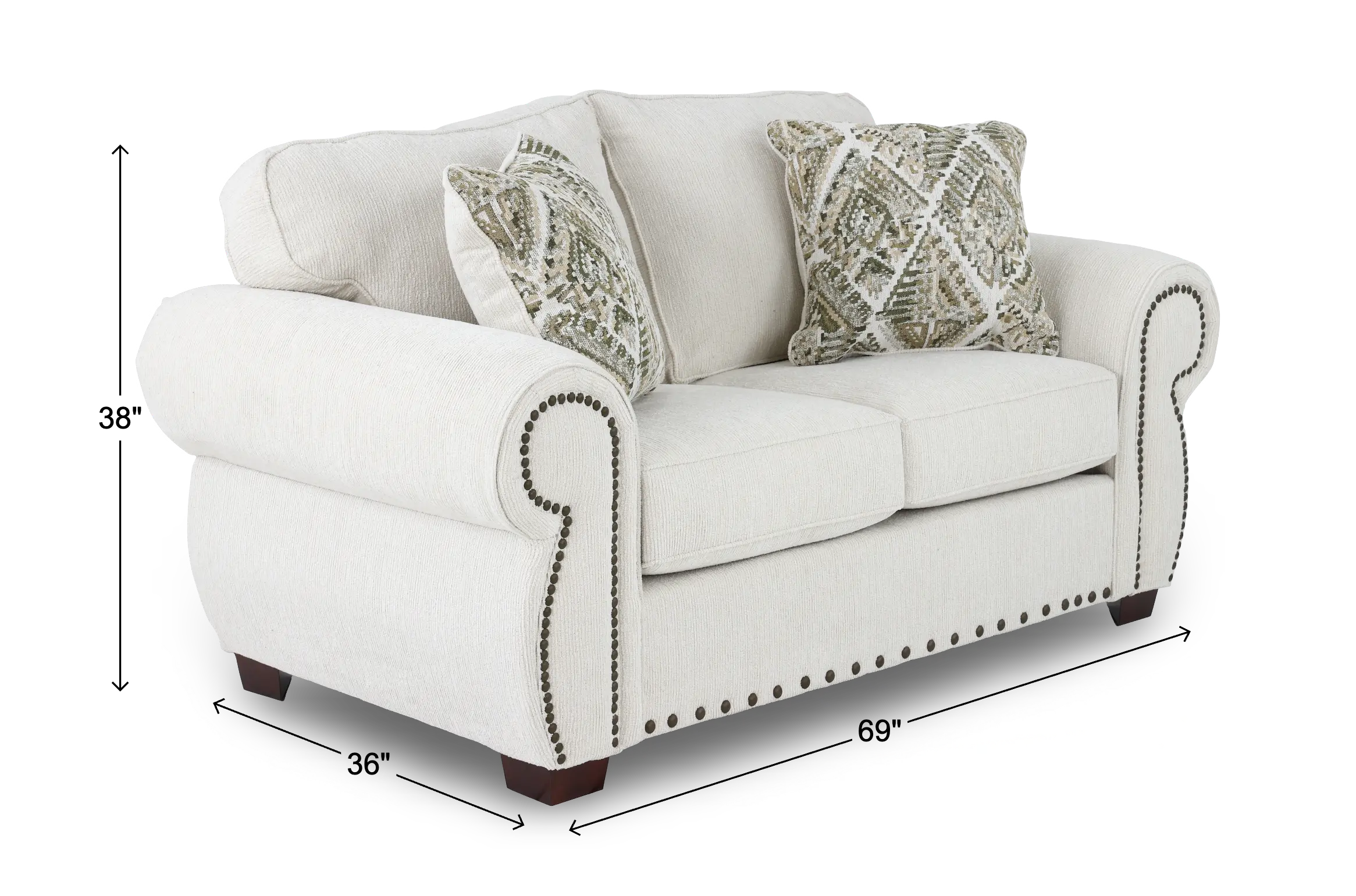SOULOV/SHRYCRM Southport Sherry Cream Loveseat-3