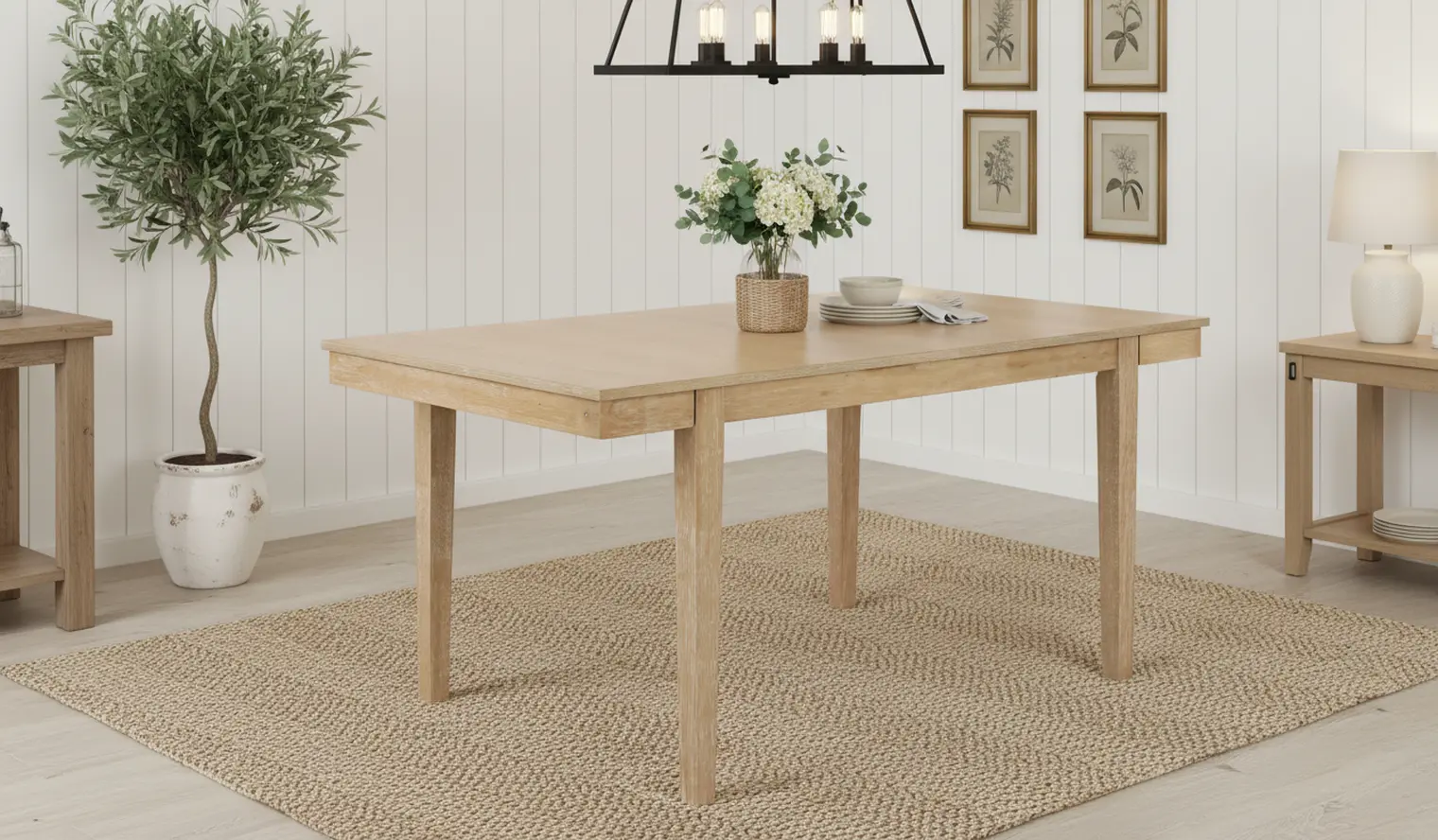 Townsend Natural Dining Table-10