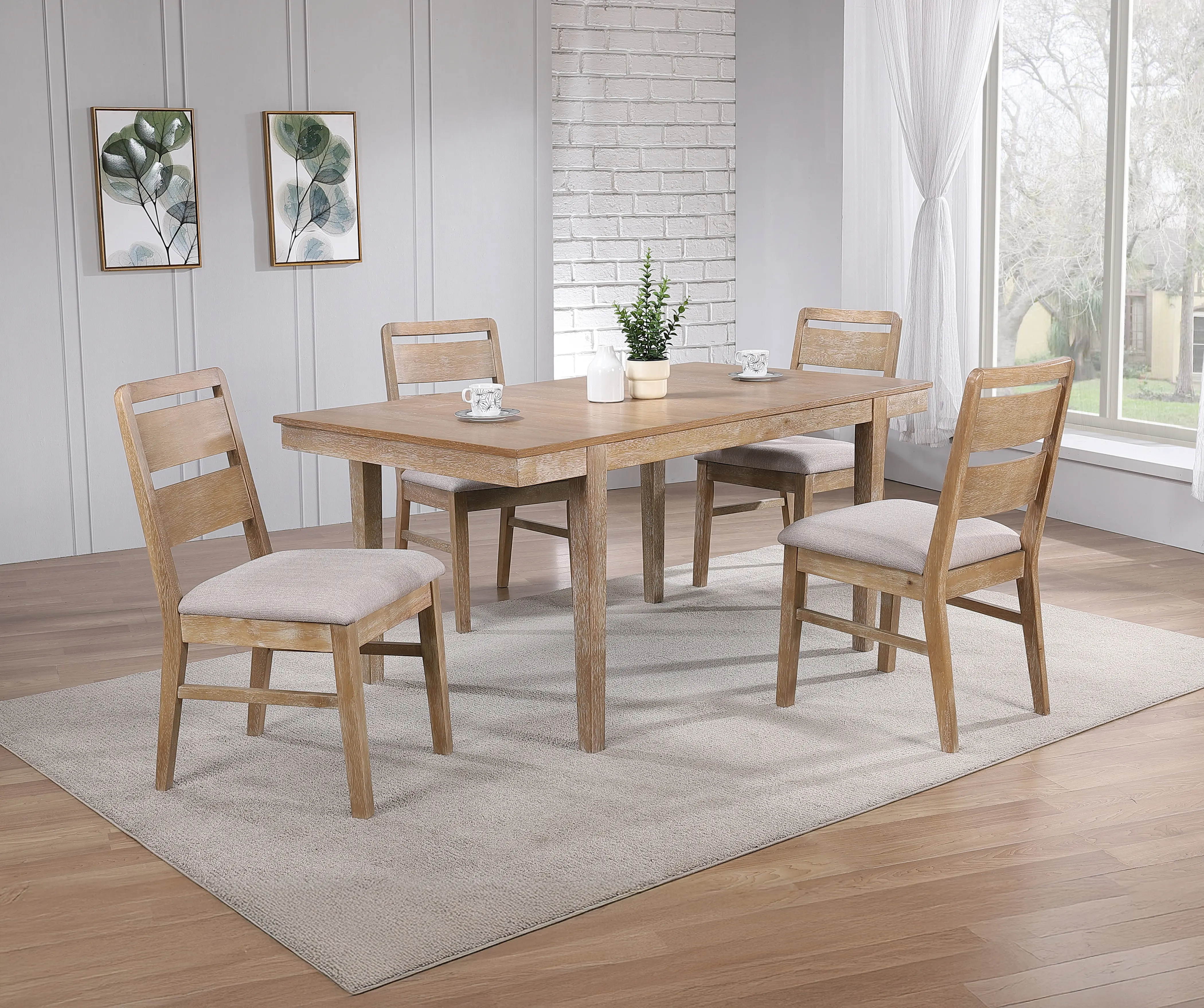 Townsend Natural Dining Table-9