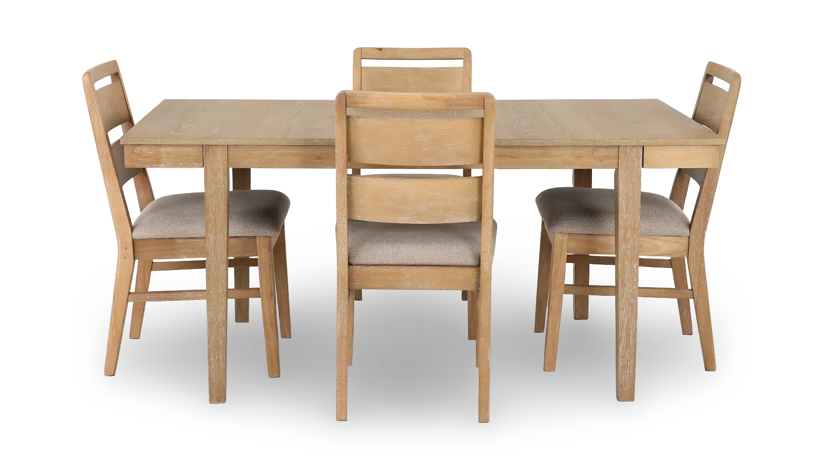 Townsend Natural 5 Piece Dining Set-4