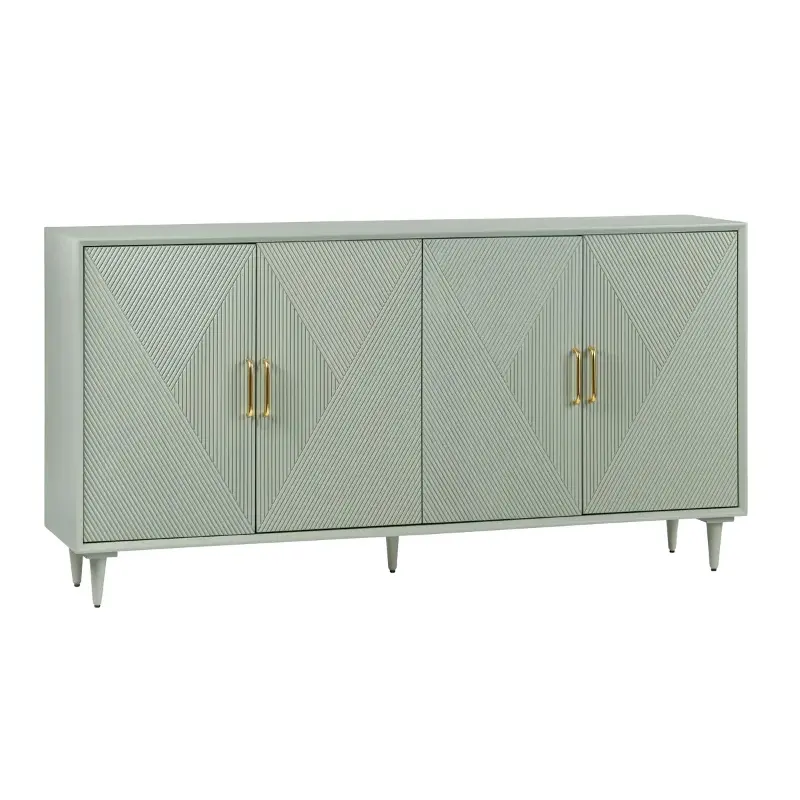 Arvada Sage Green 4-Door Sideboard