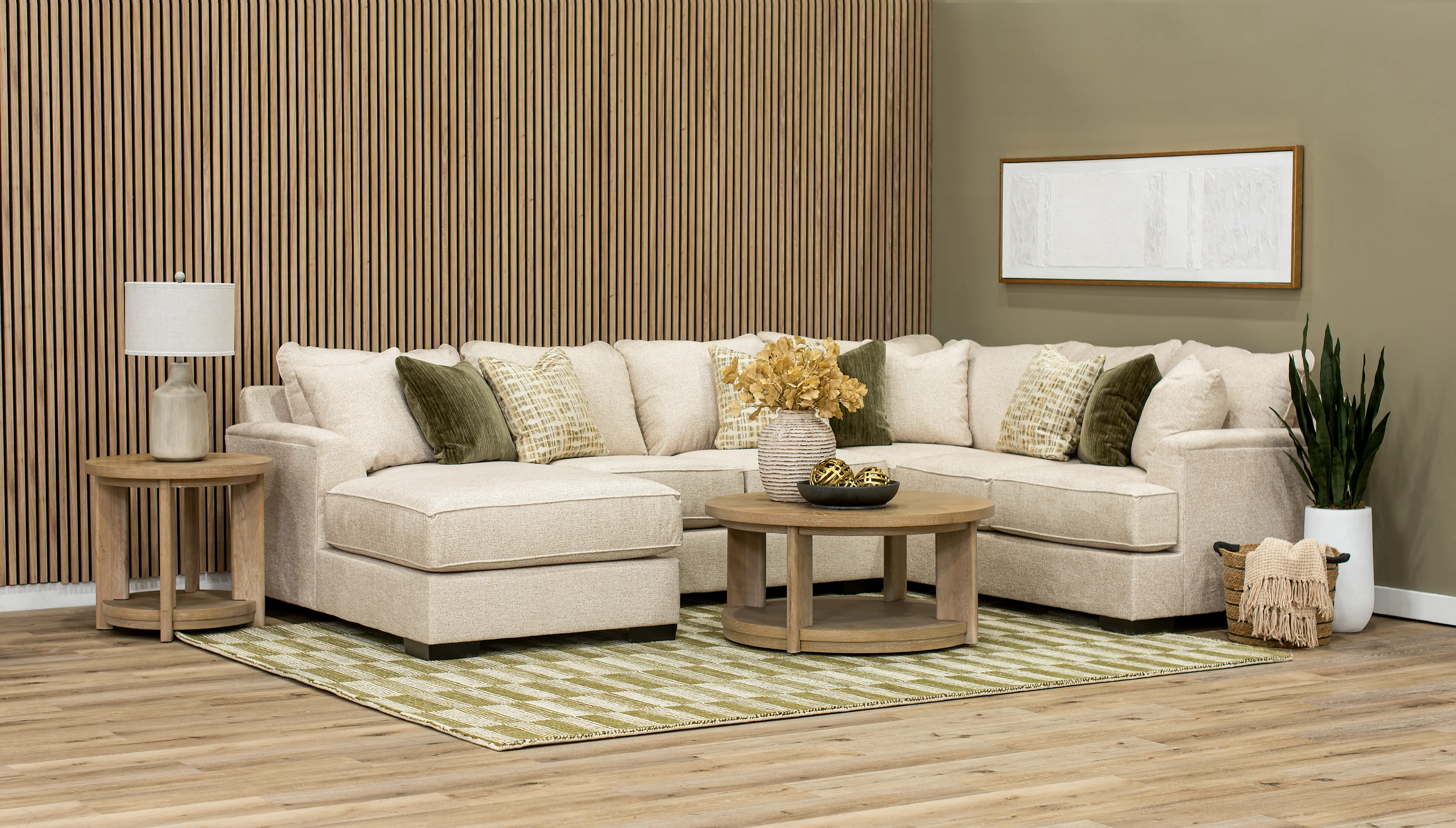 3PC/TRANQUILITY/OPT.3 Tranquility Light Beige 3-Piece Standard Sectional-2