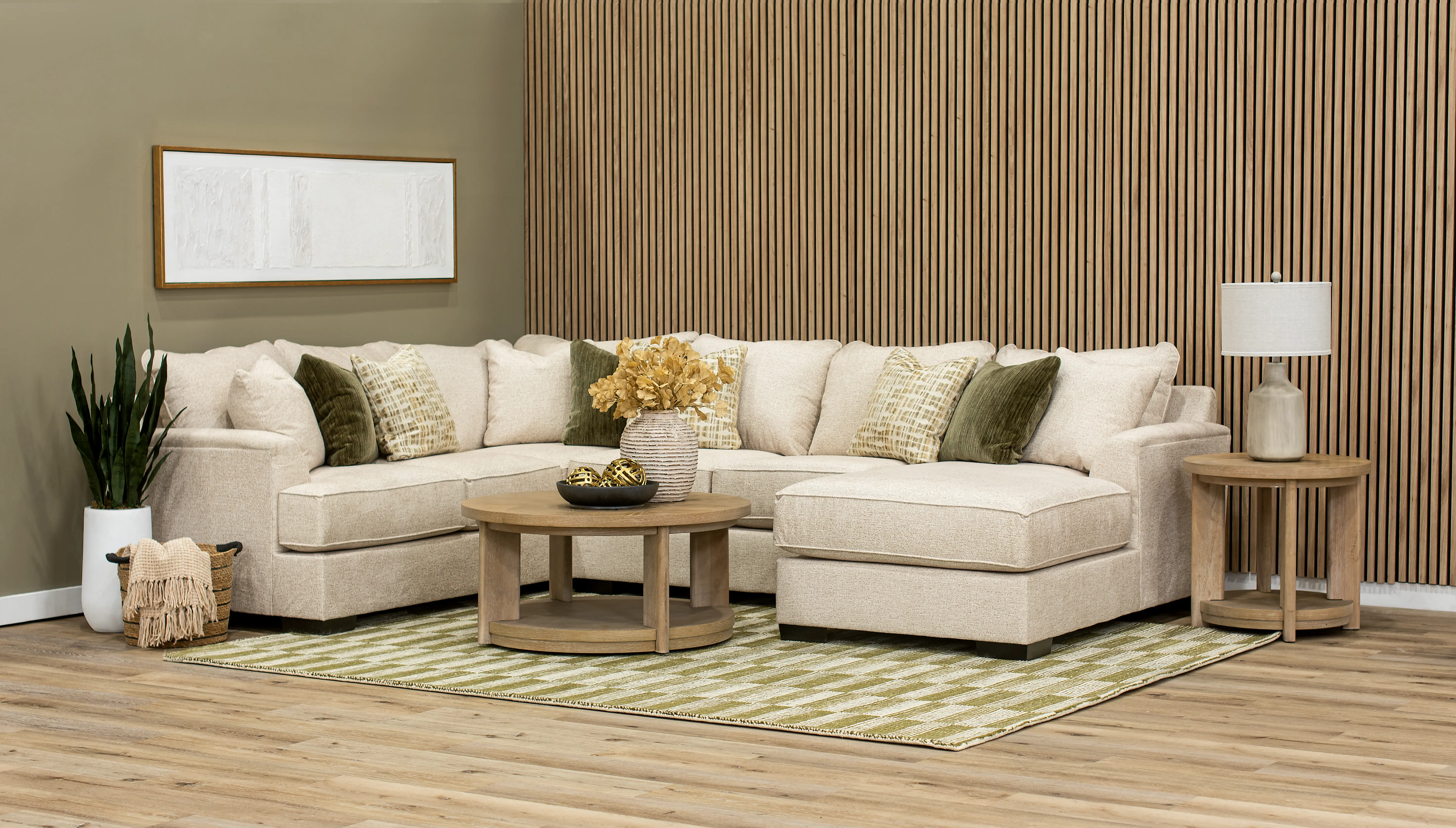 3PC/TRANQUILITY/OPT.4 Tranquility Sand 3 Piece Sectional-2