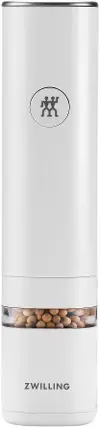 Zwilling Enfinigy White Electric Salt and Pepper Mill