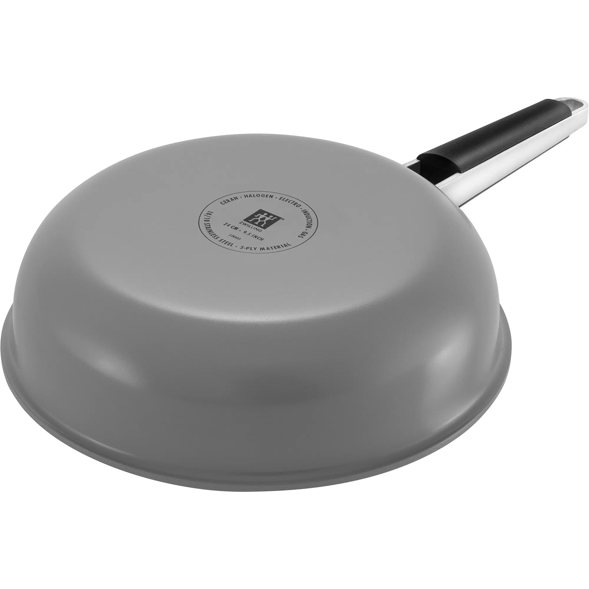 ZWILLING Pure Gray 11 Stainless Steel Ceramic Nonstick Fry Pan-3