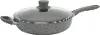 ZWILLING Parma Plus 3.9-qt Aluminum Nonstick Sauté Pan with Helper Handle and Lid