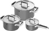 ZWILLING Pure Gray 6 Piece Stainless Steel Cookware Set