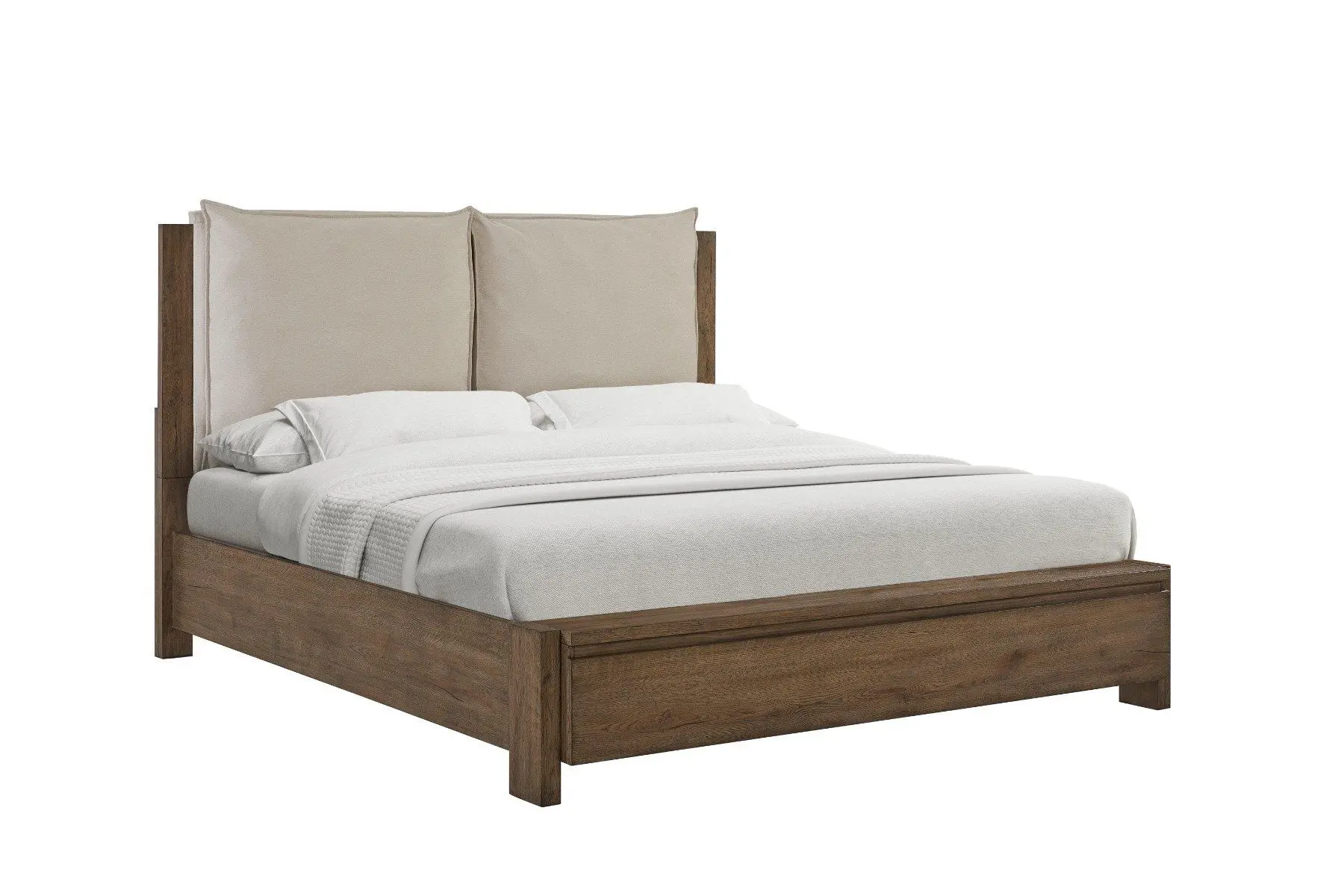 Aspen Springs Weathered Brown Queen Bed-1