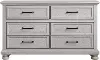 Woodcreek Light Gray Dresser