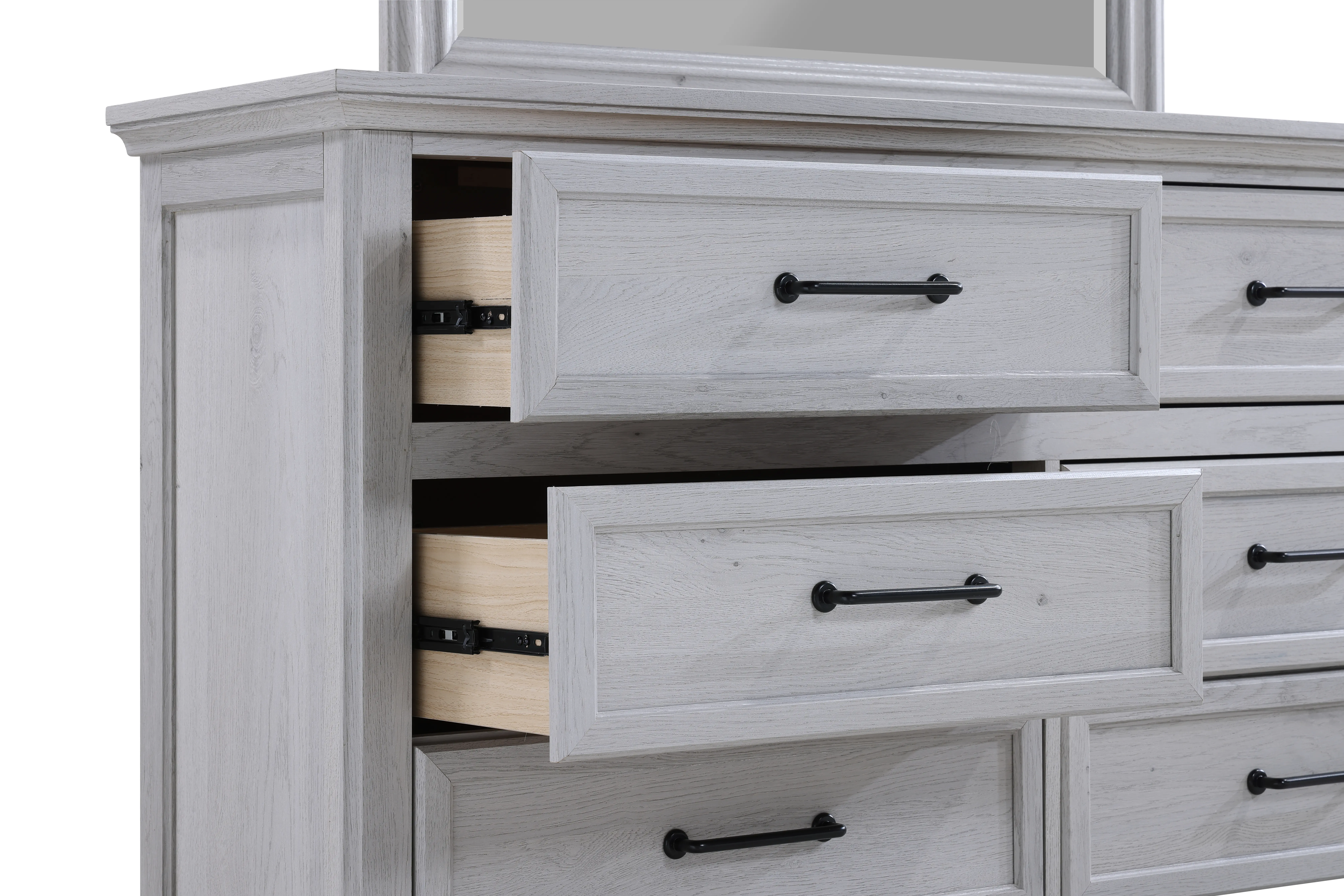 Woodcreek Light Gray Dresser-5