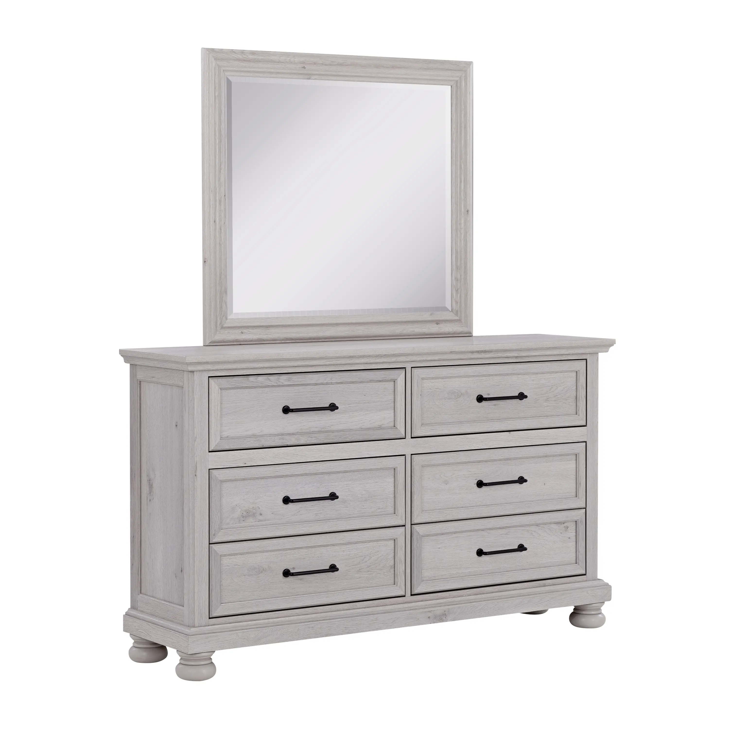 Woodcreek Light Gray Dresser-8