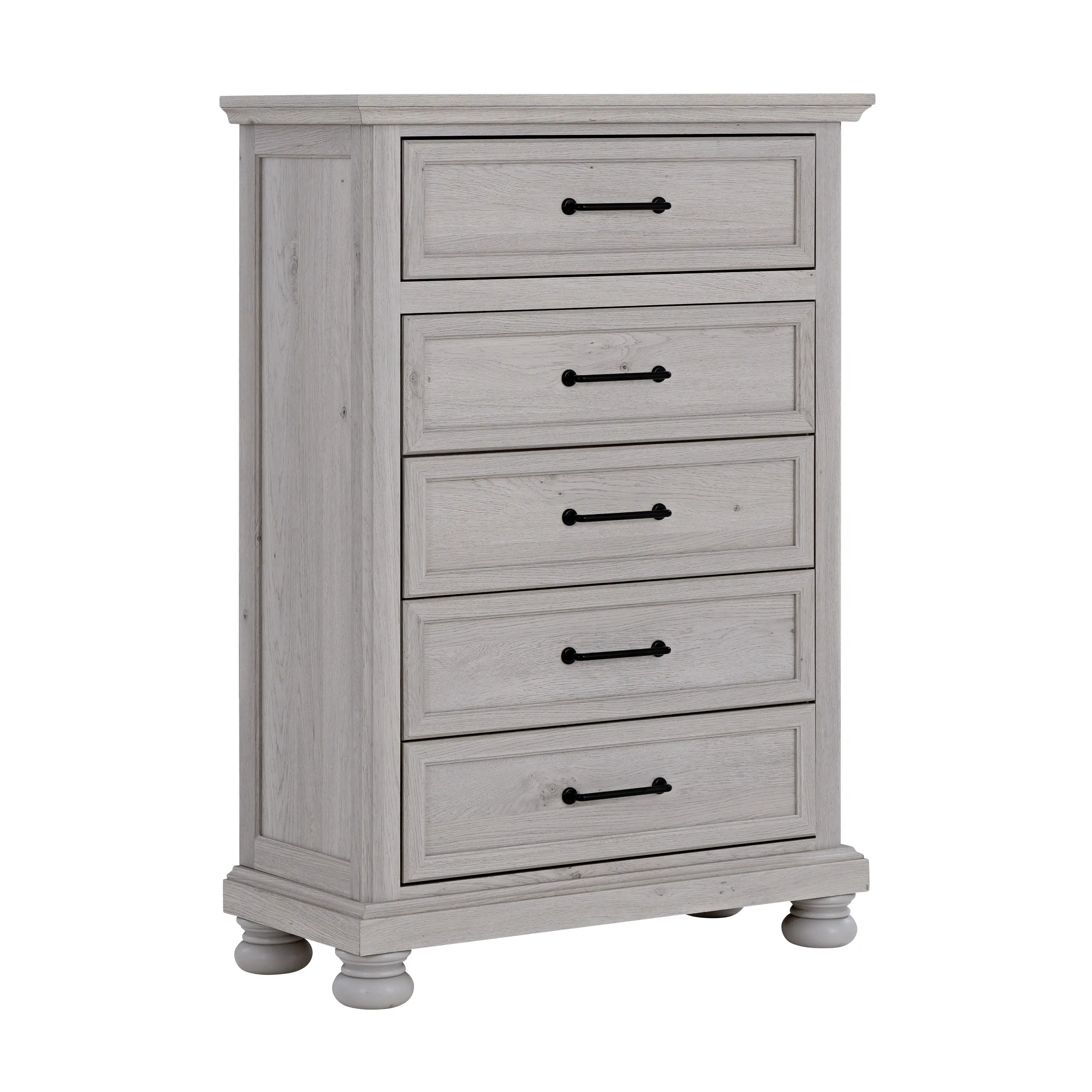 Woodcreek Light Gray Chest of Drawers-1