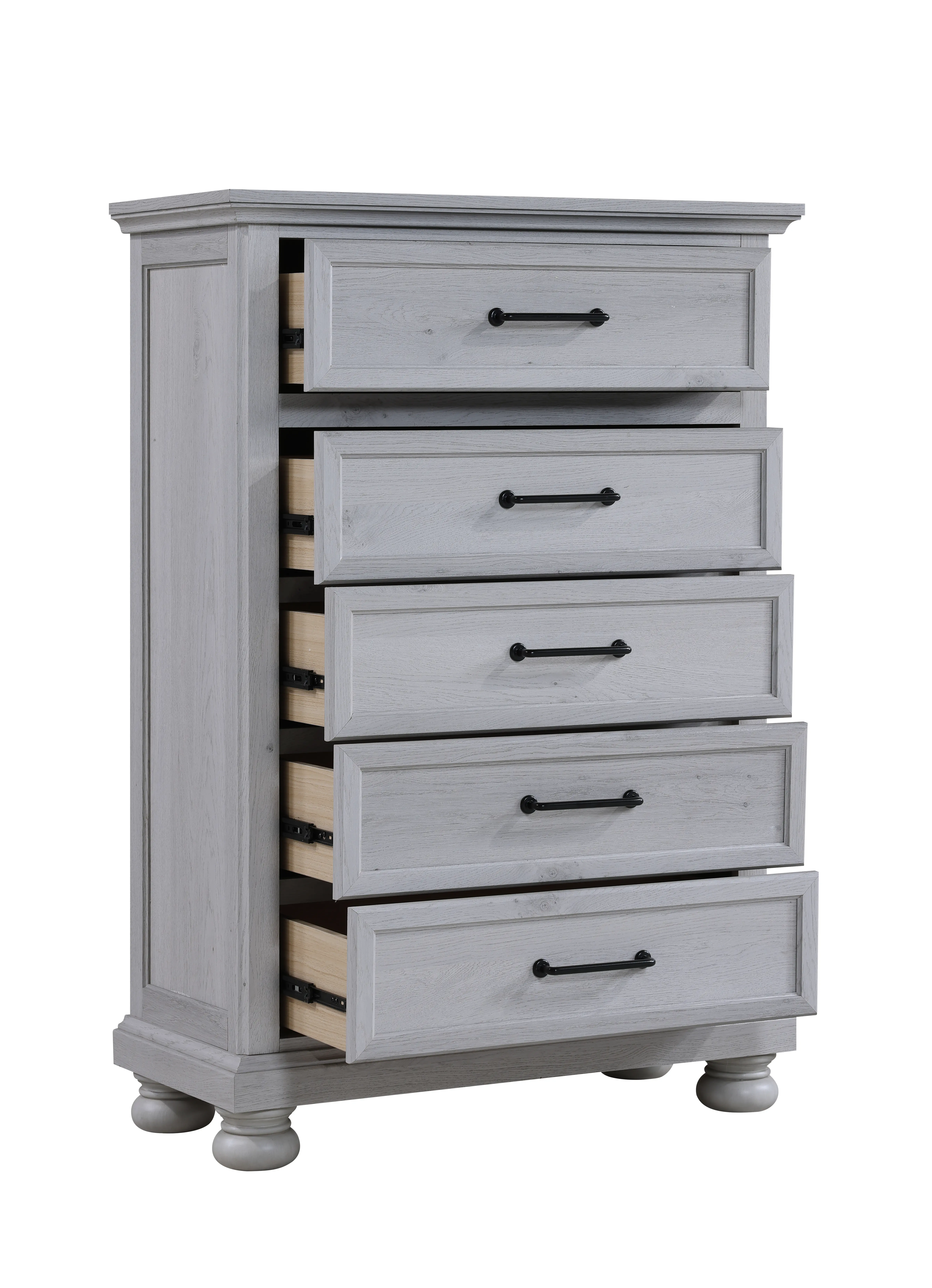 Woodcreek Light Gray Chest of Drawers-3