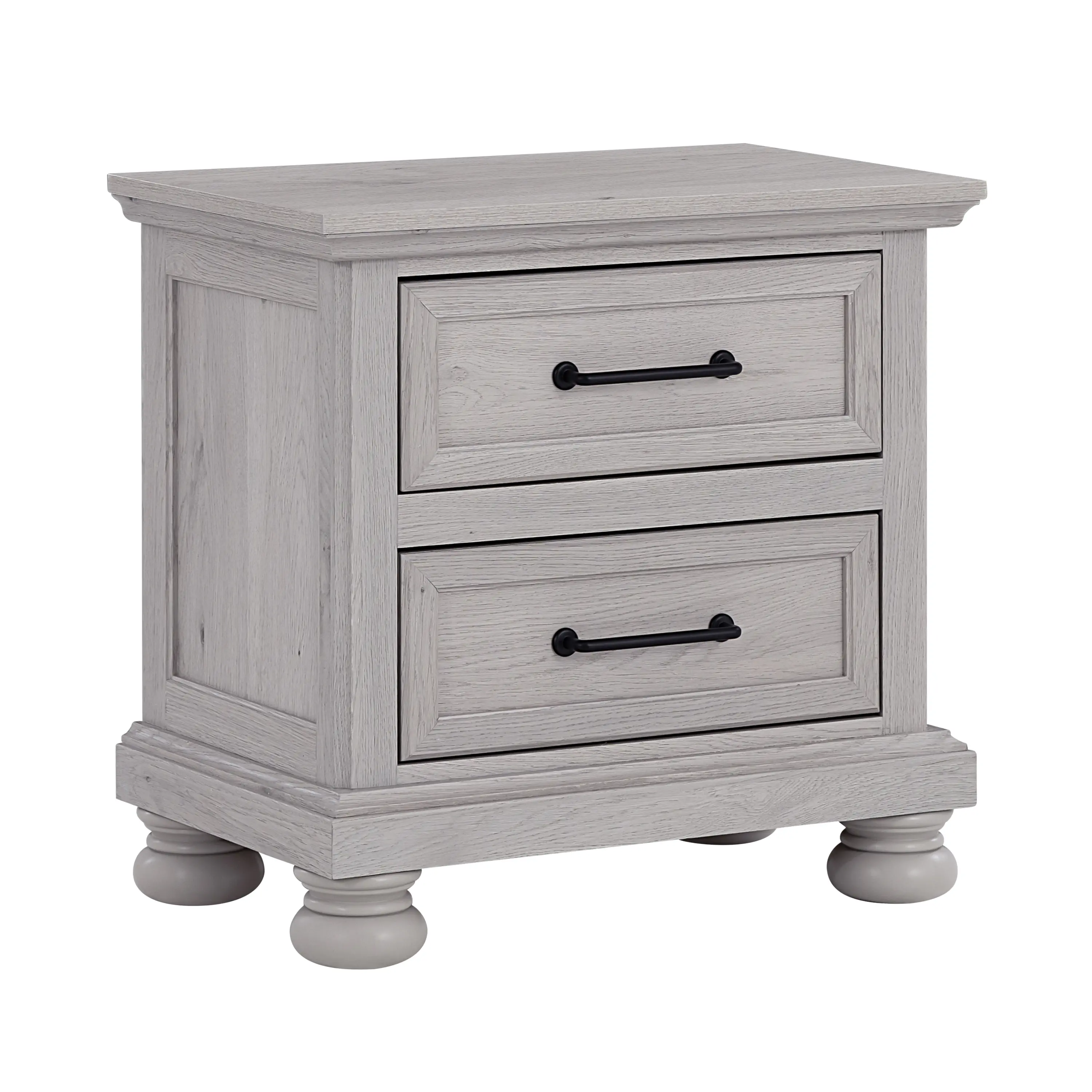 Woodcreek Light Gray Nightstand-1