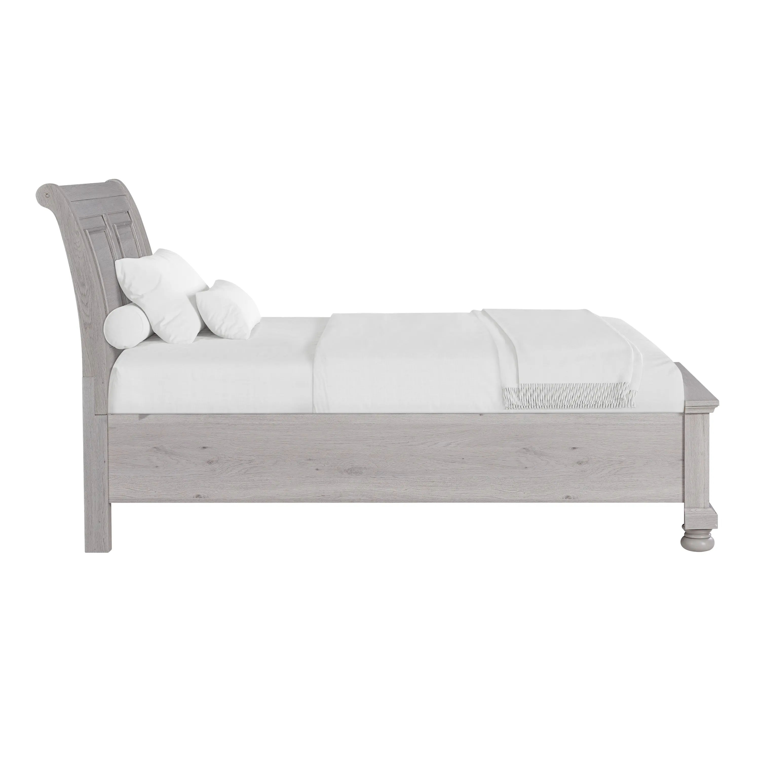 Woodcreek Light Gray Twin Storage Bed-4