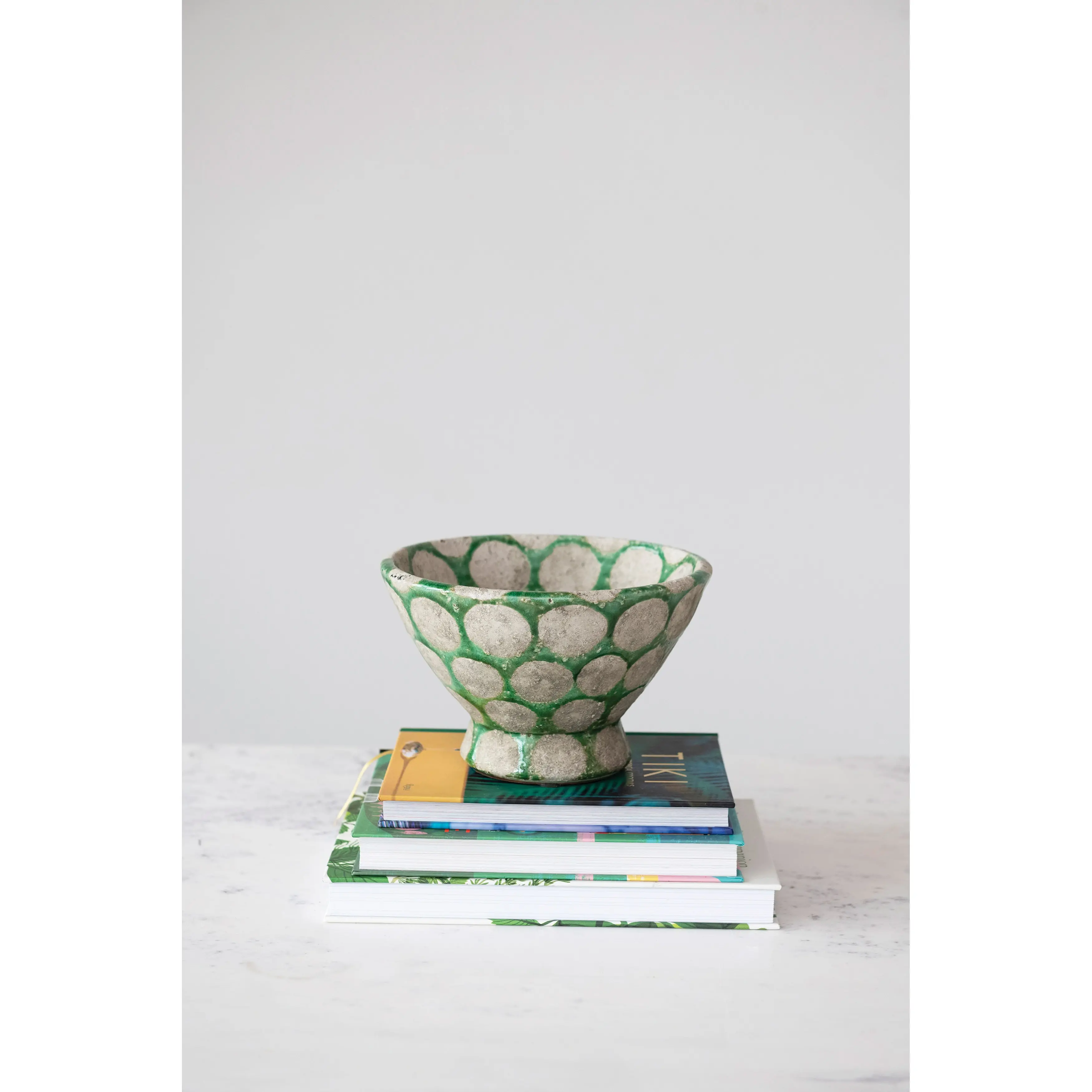 DF6489 Terra-Cotta Footed Bowl-2