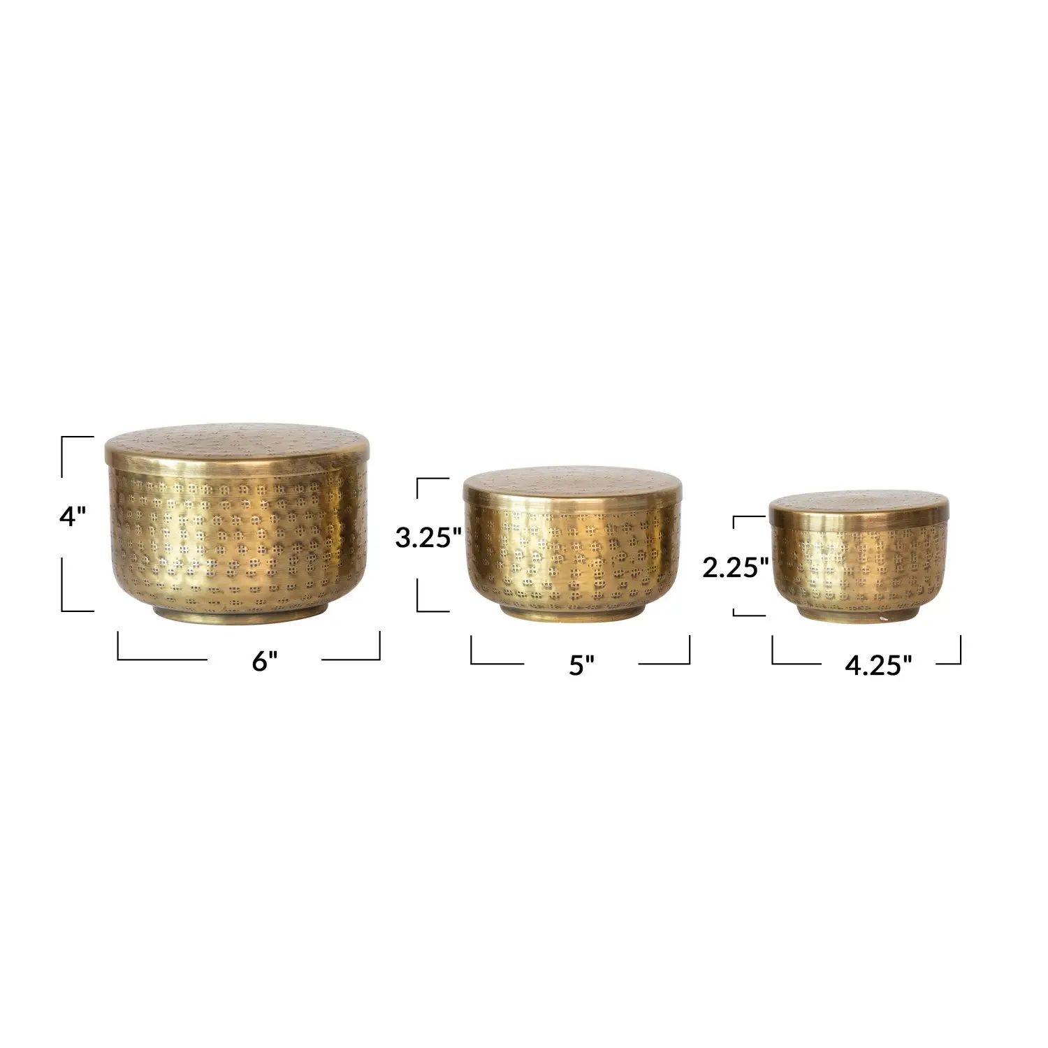 DF8550/LRG Hammered Aluminum Containers-3
