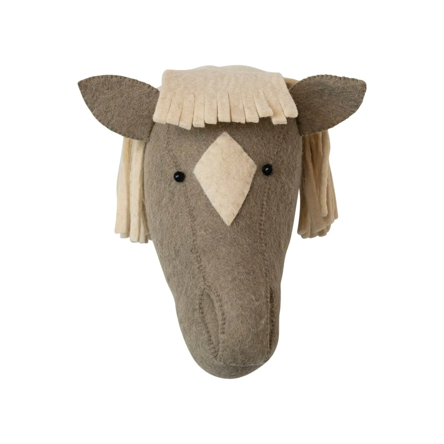 DF8379 Handmade Wool Felt Horse Head-1