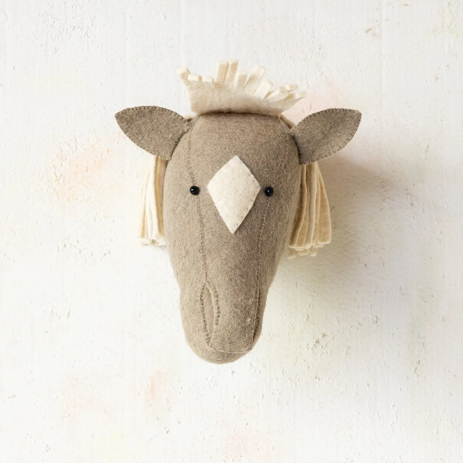 DF8379 Handmade Wool Felt Horse Head-4