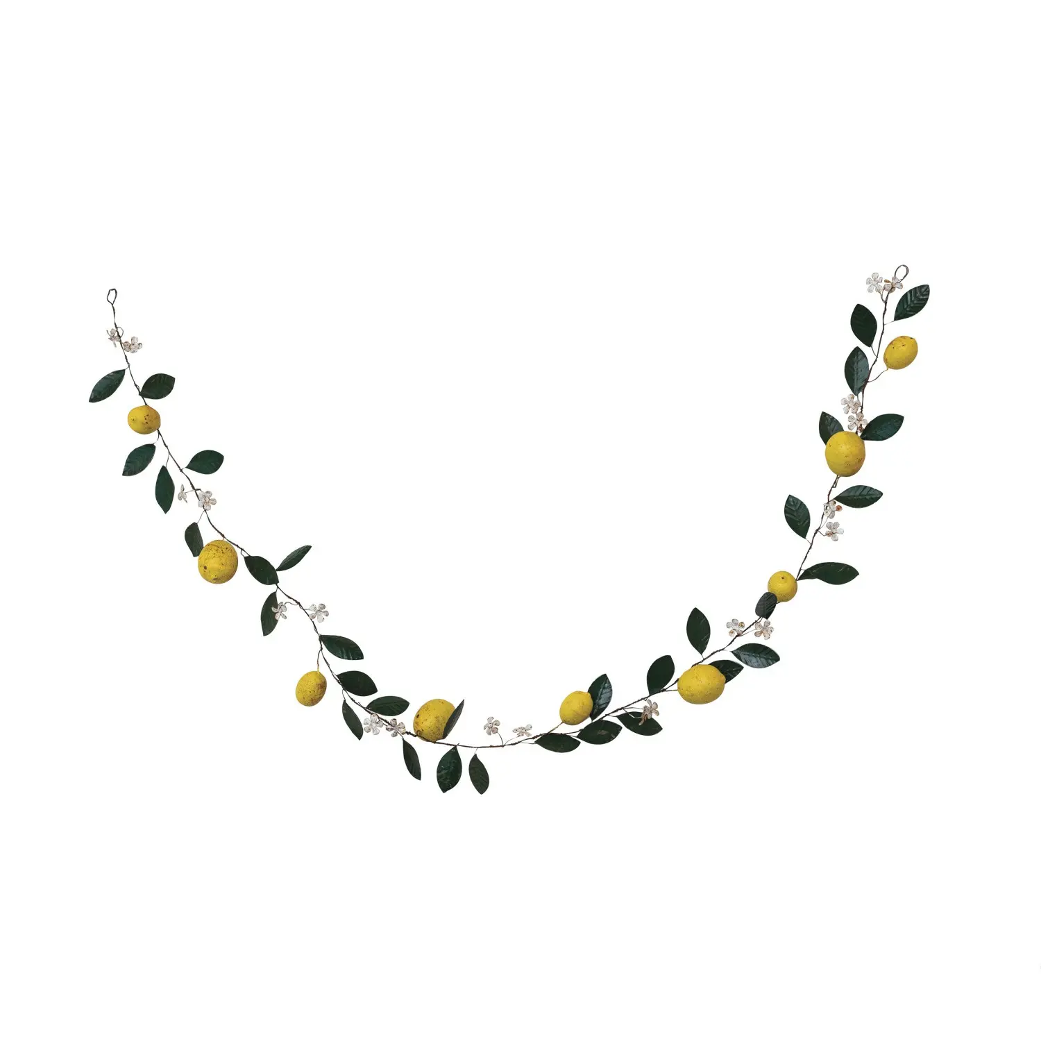 DF9543 Hand-Painted Metal Vintage Lemon Decor-3