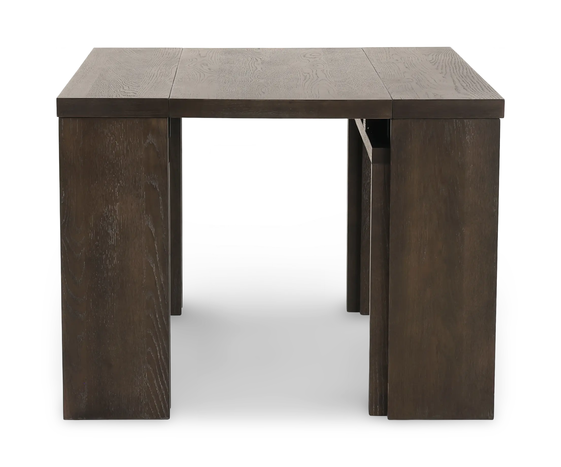 Flex Dark Brown Oak Dining Table-6
