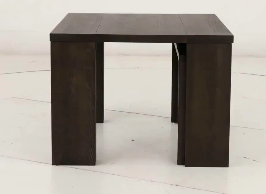 Flex Dark Brown Oak Dining Table-9