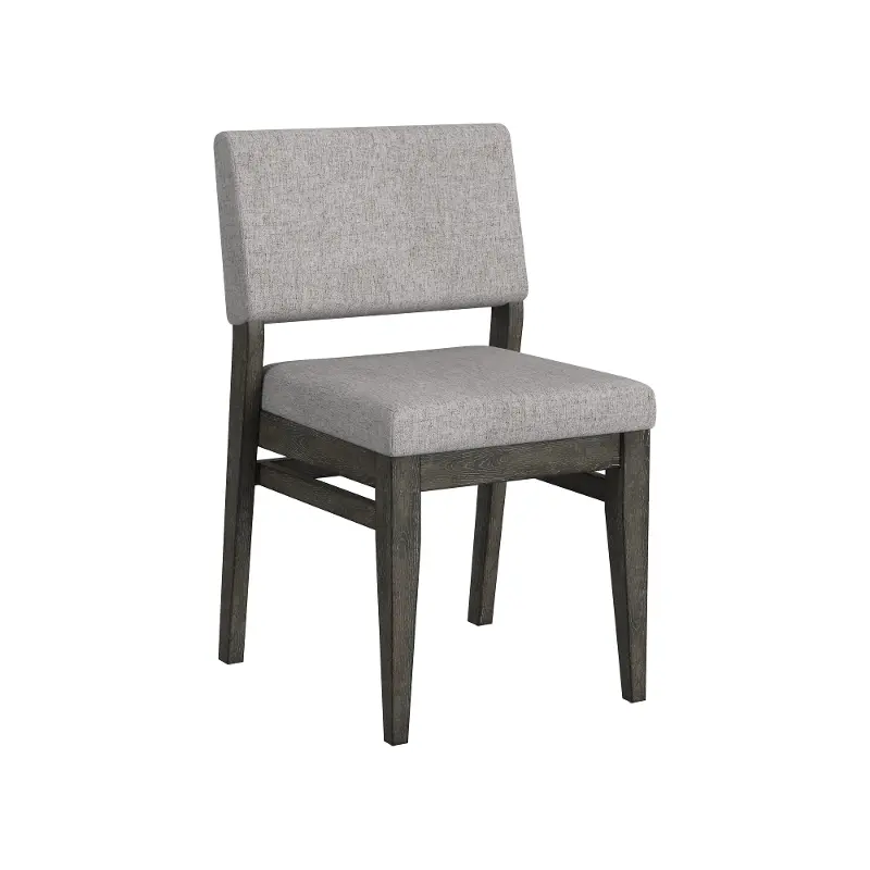 Flex Ebony Oak Stackable Upholstered Dining Chair