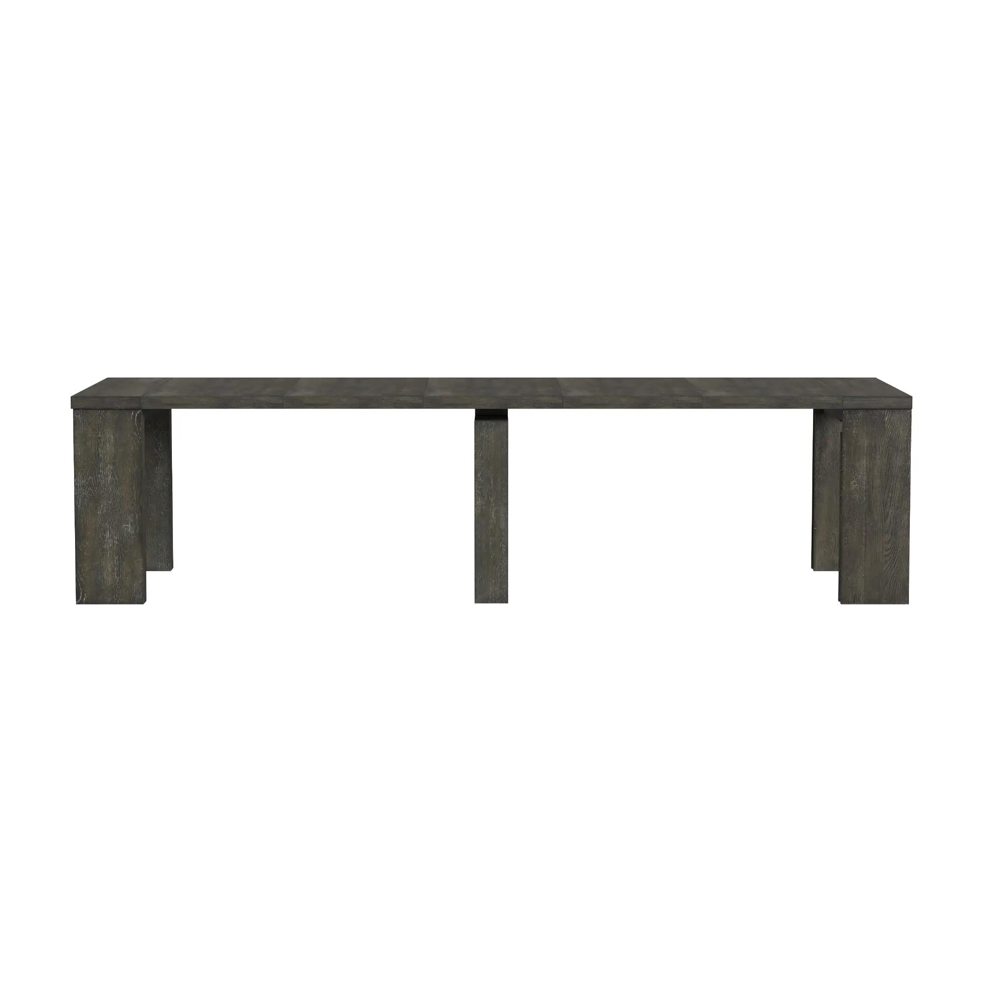 Flex Dark Brown Oak Dining Table with 5-20 Leaves-18