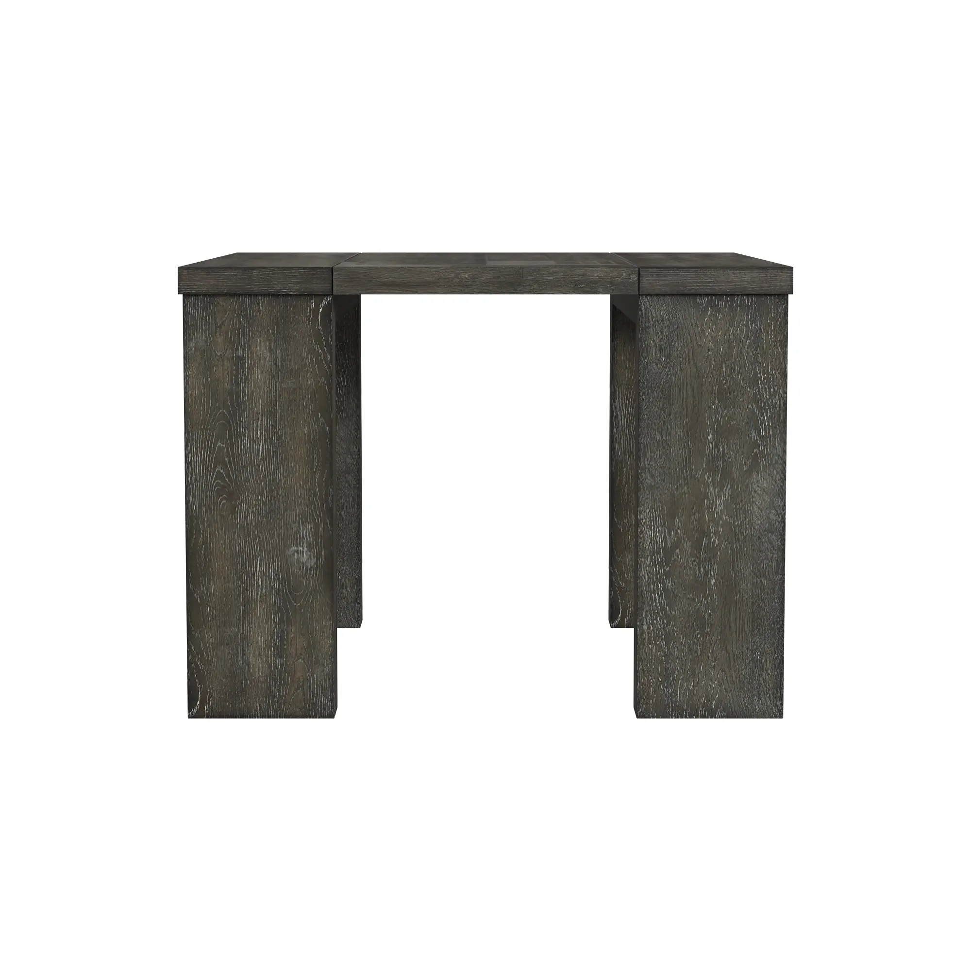 Flex Dark Brown Oak Dining Table with 5-20 Leaves-5