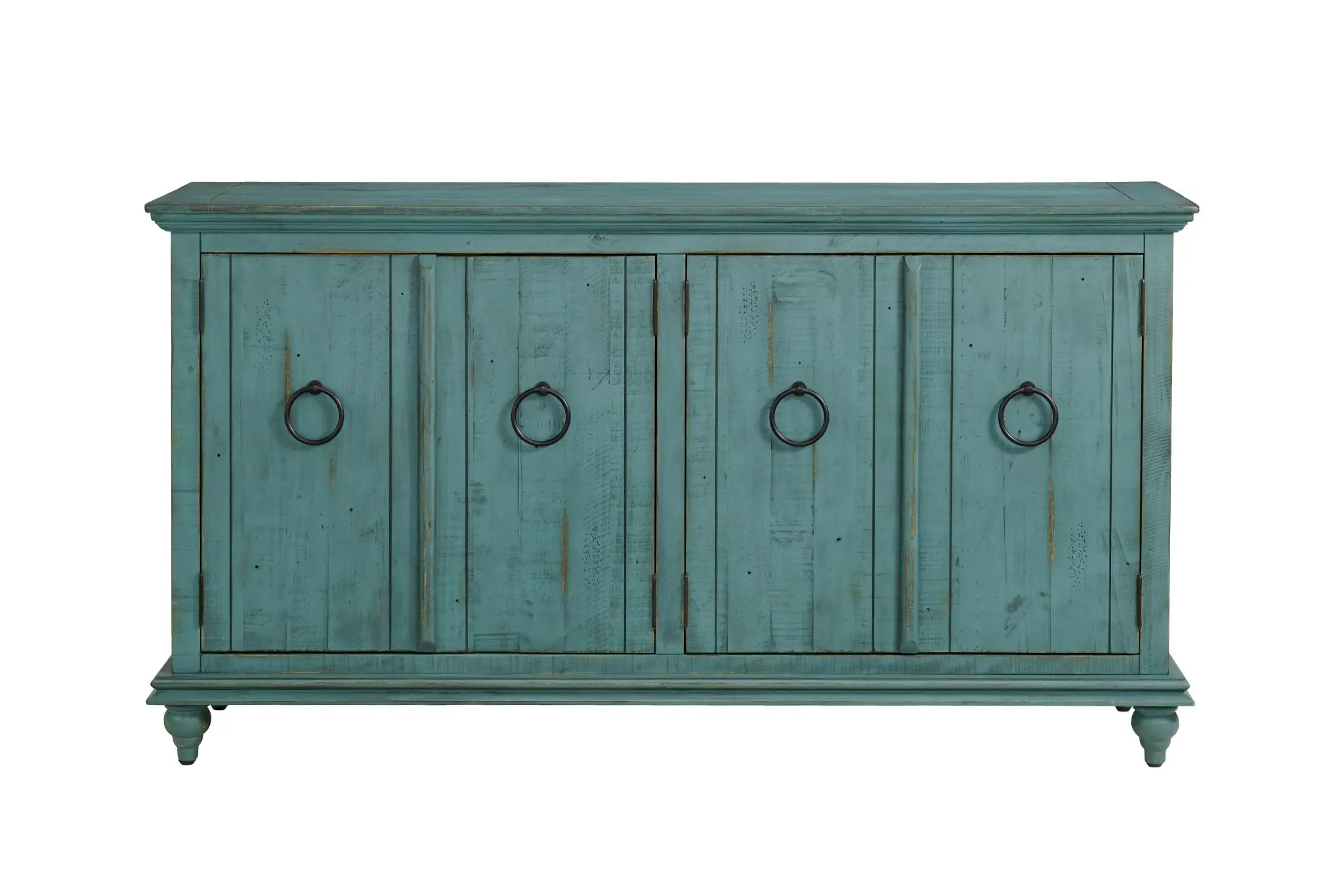 Garden District Antique Turquoise Console-1