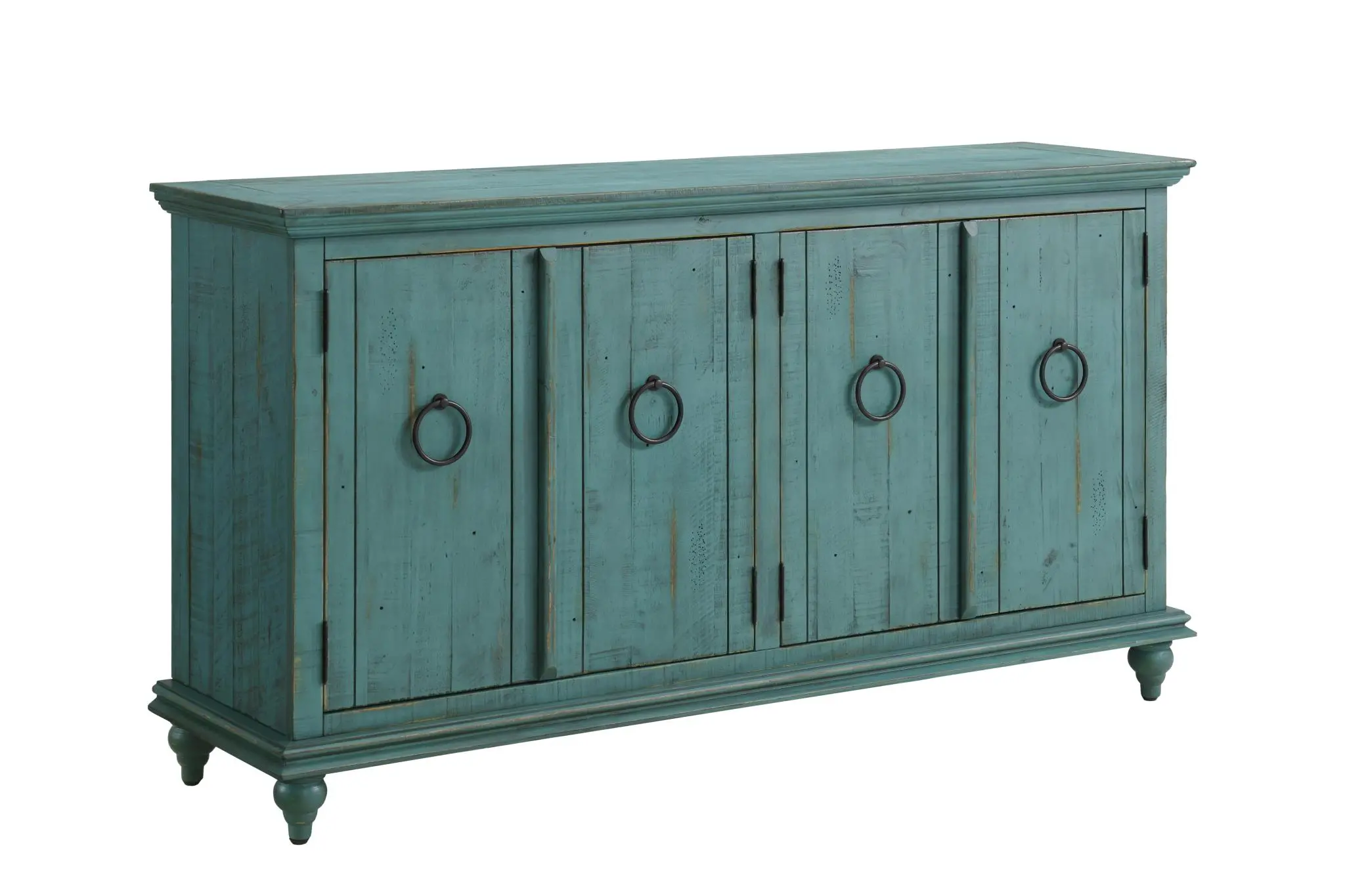Garden District Antique Turquoise Console-5