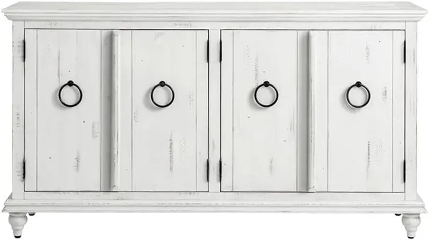 Garden District Antique White Console-1
