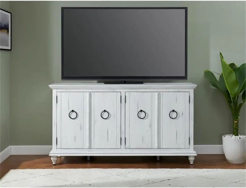 Garden District Antique White Console-3