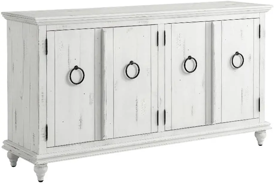 Garden District Antique White Console-5