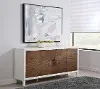 St. Tropez Brown and White Console