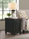 Monterey Black and Brown End Table