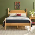 WEVIV03QB2NA1 Vivienne Natural Wood Queen Spindle Post Bed