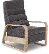 Jordan Push-Back Gray Recliner