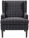 Decker Charcoal Accent Chair