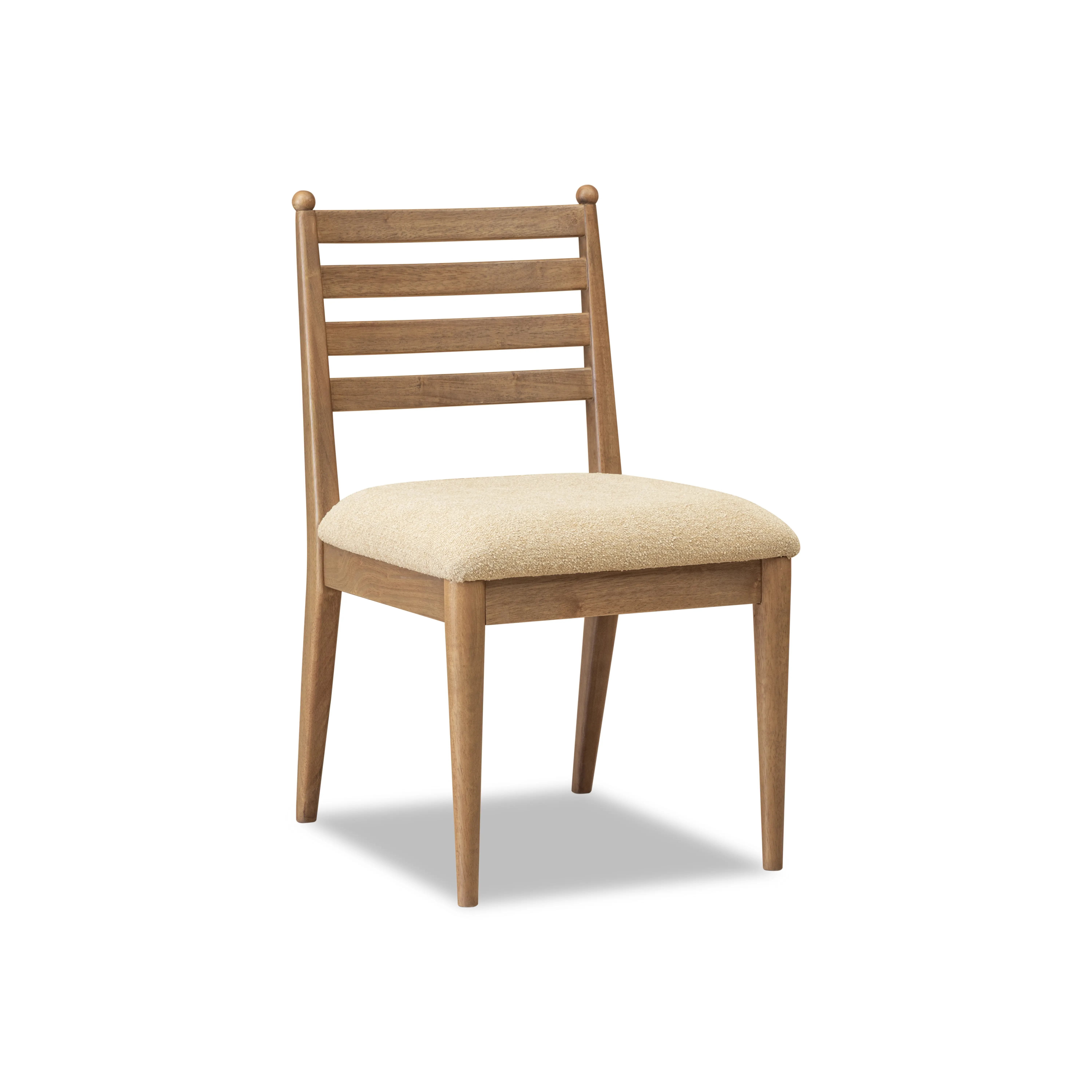 Langley Brown Ladder-Back Dining Chair-1