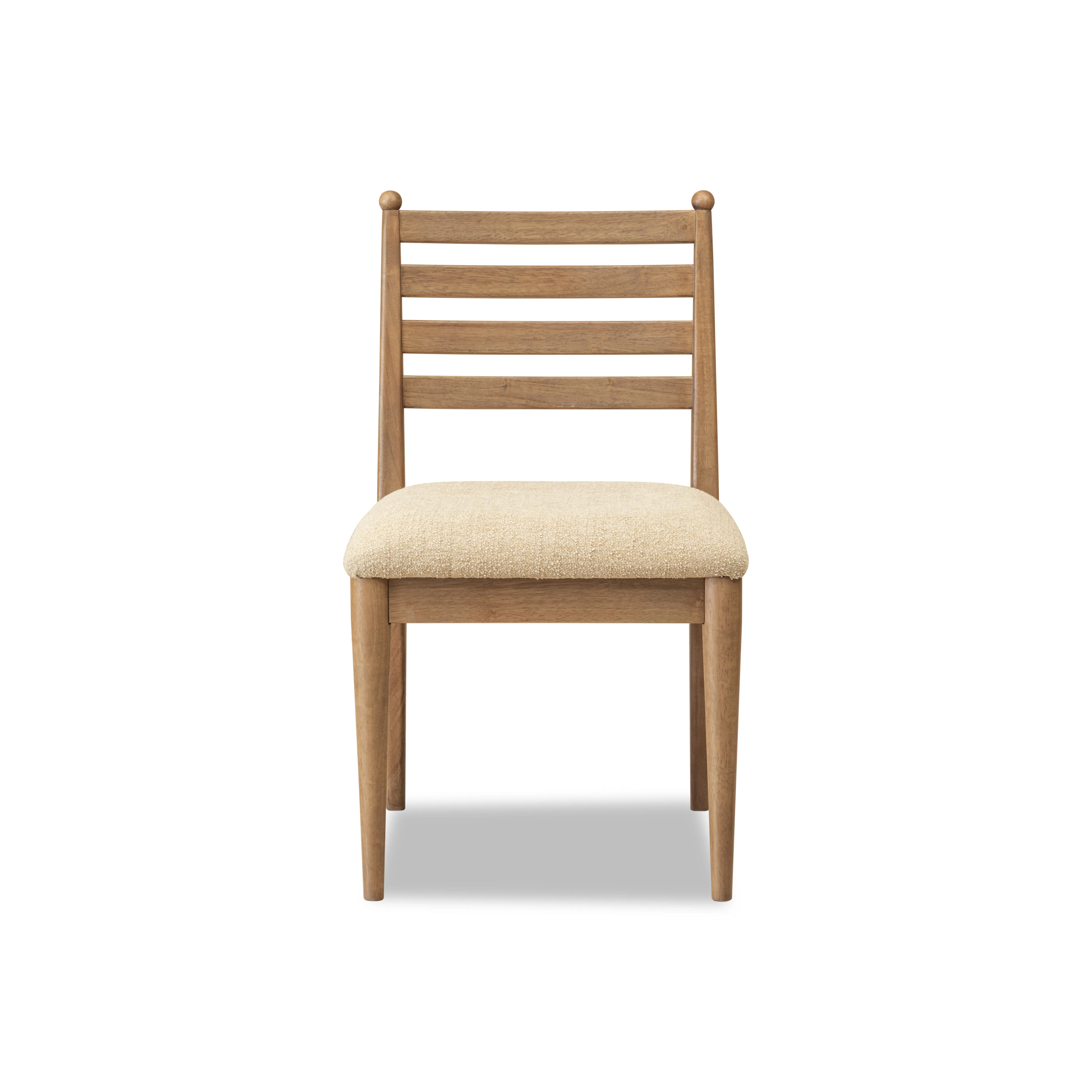 Langley Brown Ladder-Back Dining Chair-3
