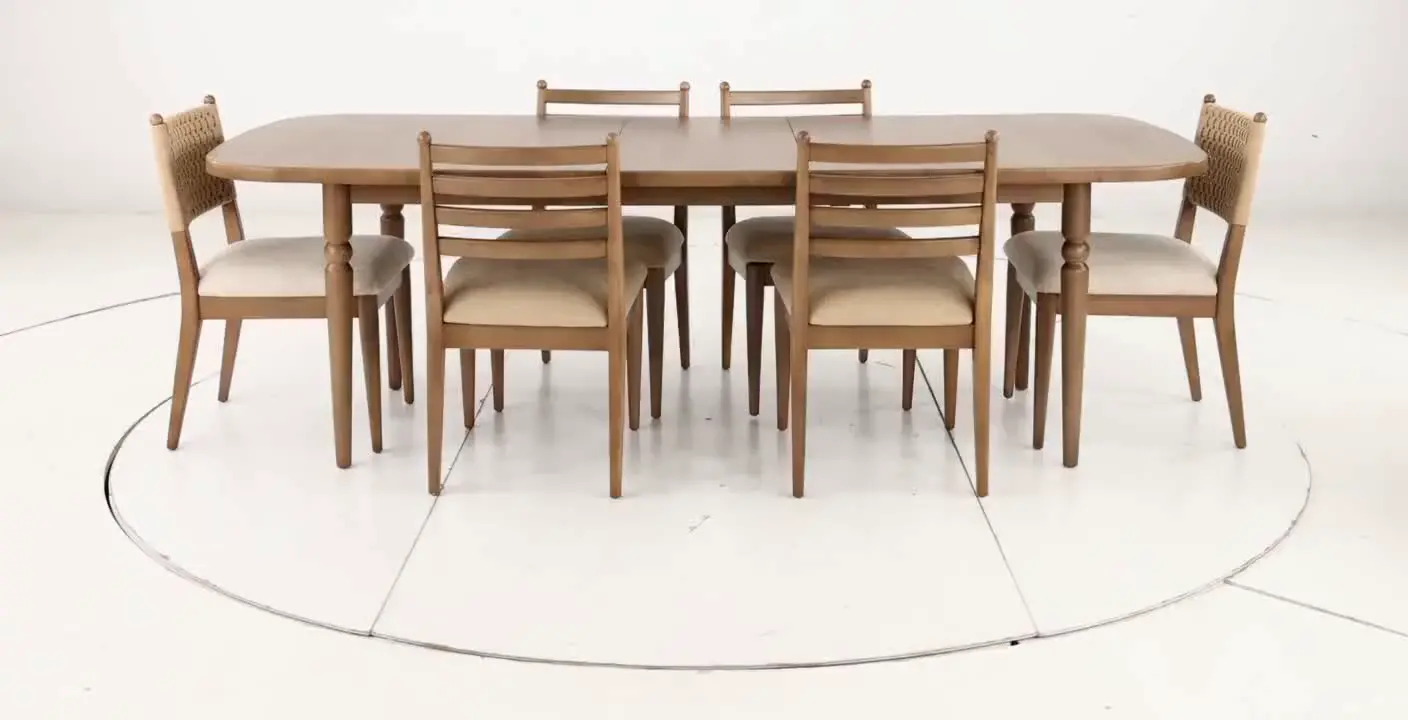 Langley Brown 7 Piece Dining Set-8
