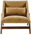 Boomerang Mustard Accent Chair